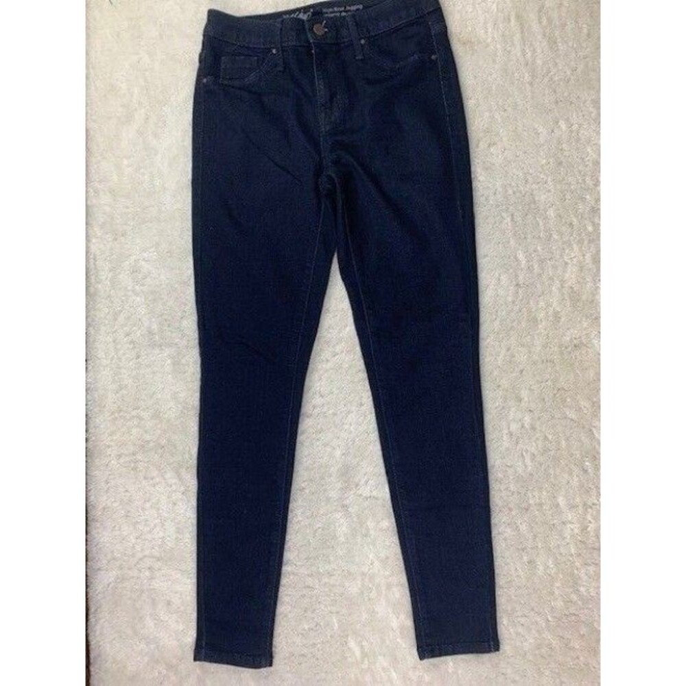 Mossimo Size 25 r Womens Jeans High Rise Jegging Power Stretch Dark Wash